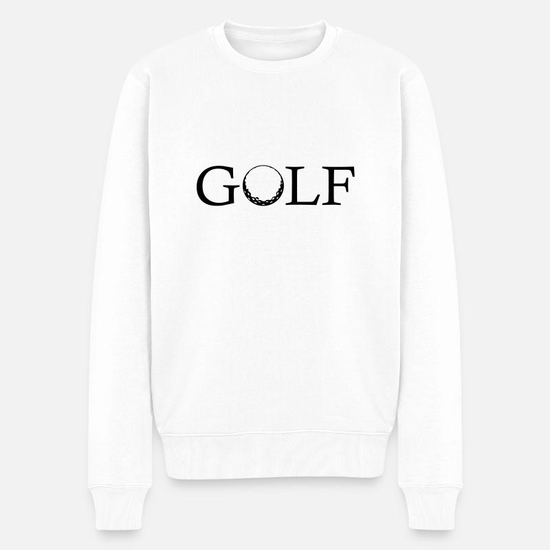 golf - Pull Premium bio Homme - blanc