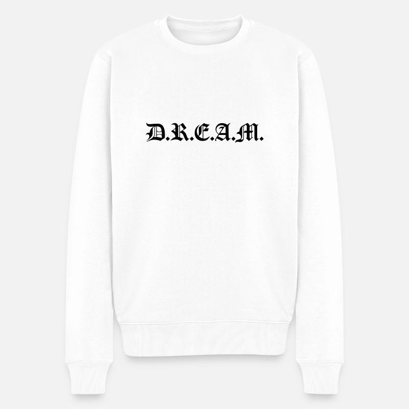Dream - Männer Premium Bio Pullover - Weiß