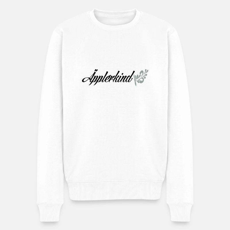 Äpplerkind Frankfurt - Männer Premium Bio Pullover - Weiß