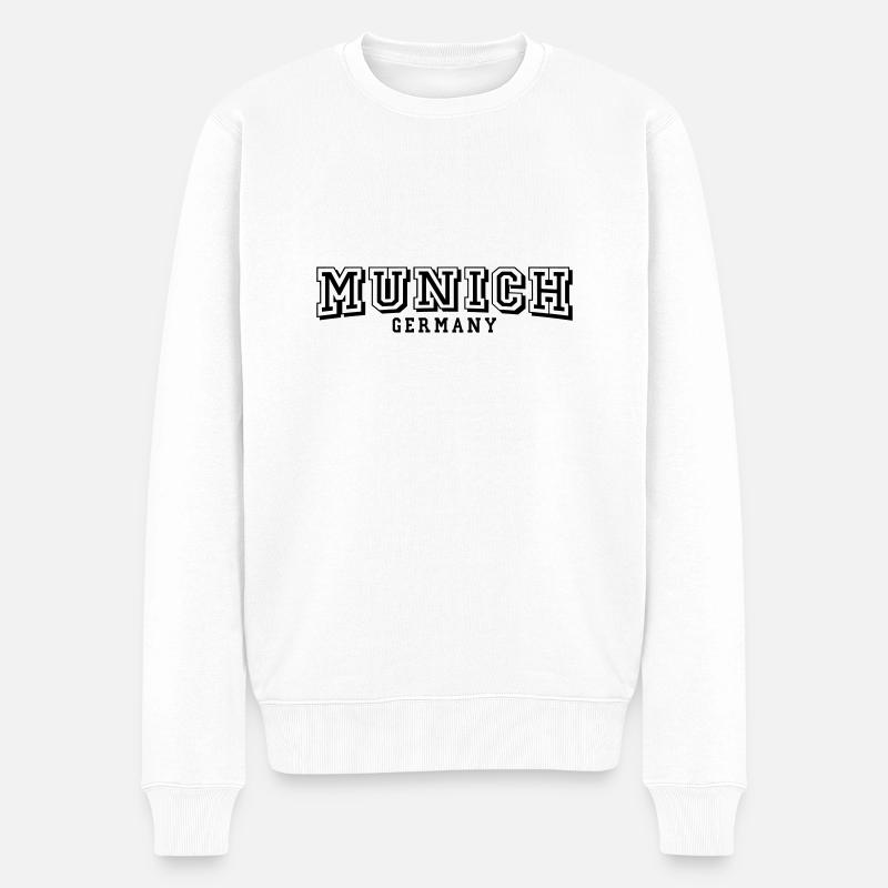 Munich - Pull Premium bio Homme - blanc