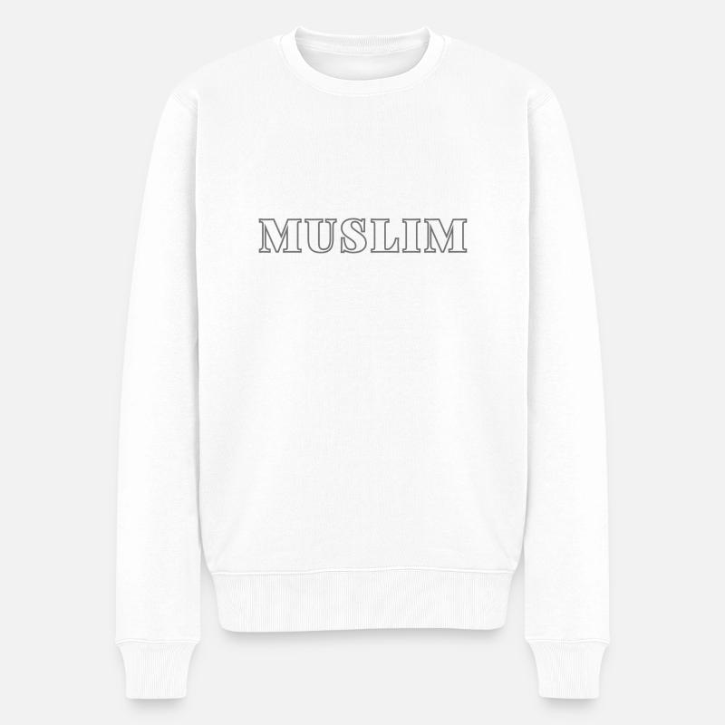 MUSULMAN (en blanc) - Pull Premium bio Homme - blanc