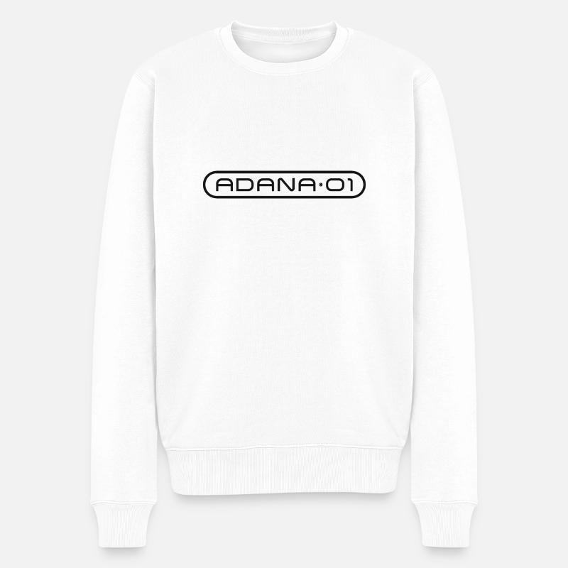 Adana - Pull Premium bio Homme - blanc