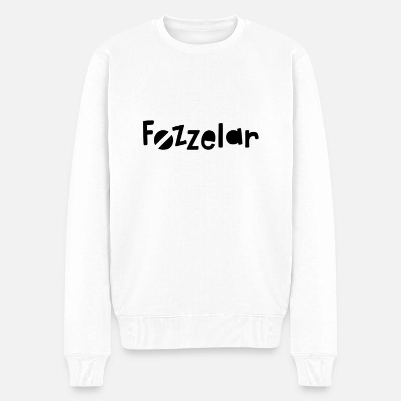 Føzzelar - Männer Premium Bio Pullover - Weiß