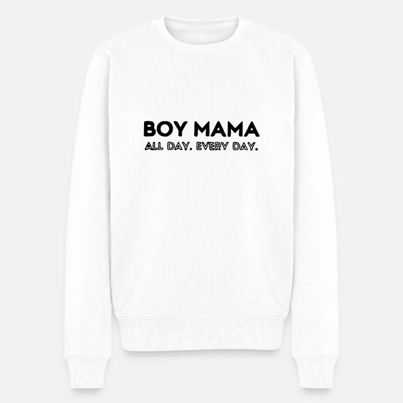 garçon maman - Pull Premium bio Homme - blanc