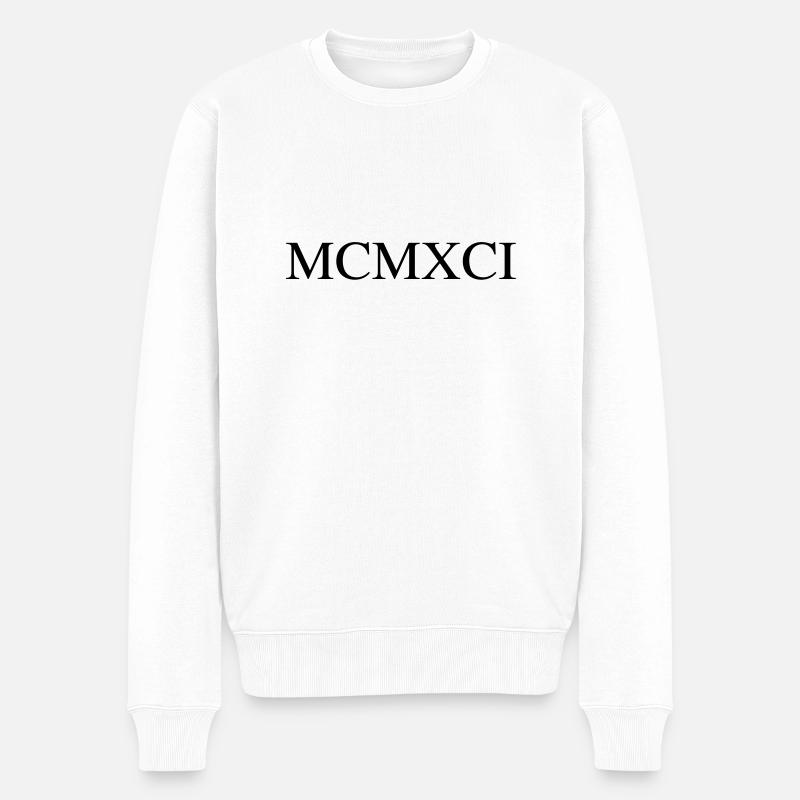 1991 - Pull Premium bio Homme - blanc