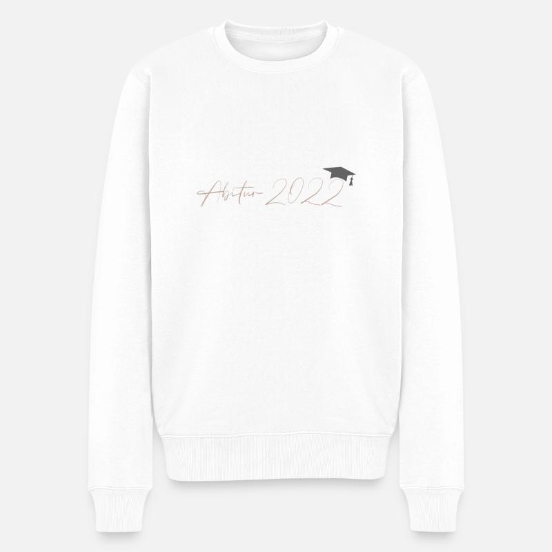 Abitur 2022 - Männer Premium Bio Pullover - Weiß