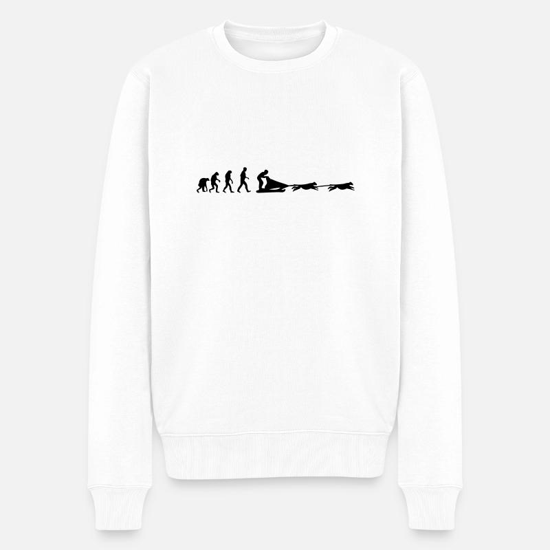 dog sledge evolution - Pull Premium bio Homme - blanc