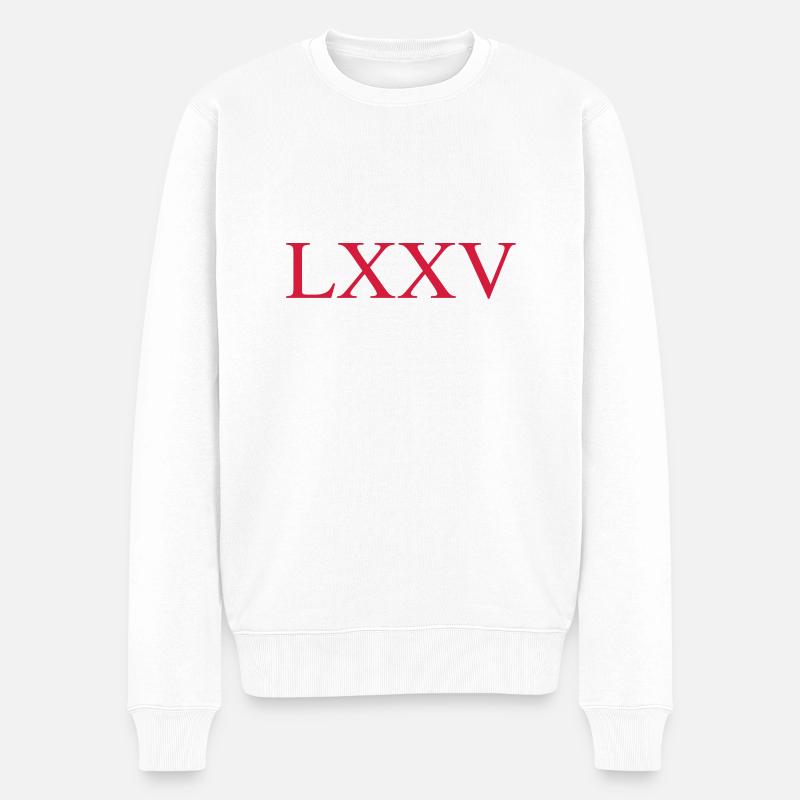 75 - Pull Premium bio Homme - blanc