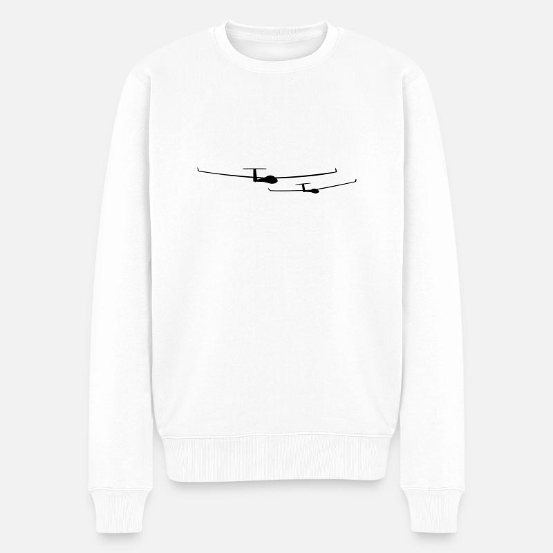 Team Segelflieger - Männer Premium Bio Pullover - Weiß