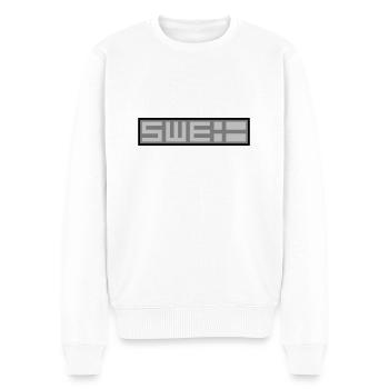 Schwedische Taktik - Männer Premium Bio Pullover - Weiß - Vorne - Thijin (182cm)