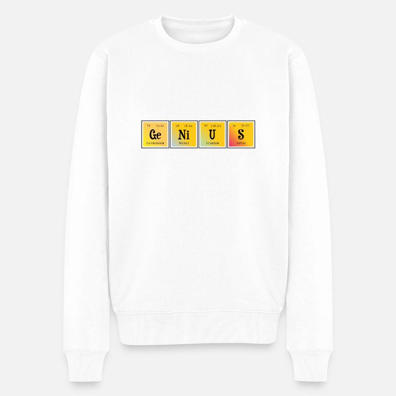 Génie - Pull Premium bio Homme - blanc