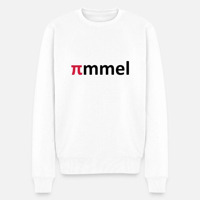 pmml 2c bold - Männer Premium Bio Pullover - Weiß