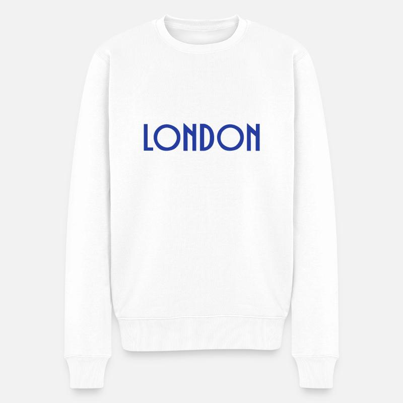 Londres - Pull Premium bio Homme - blanc