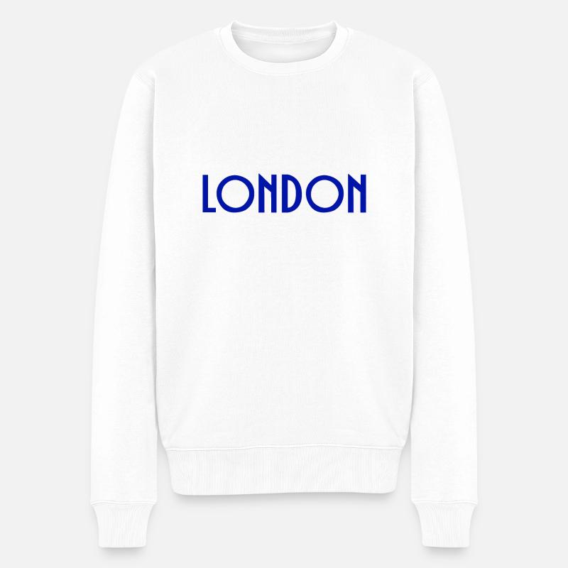 Londres - Pull Premium bio Homme - blanc