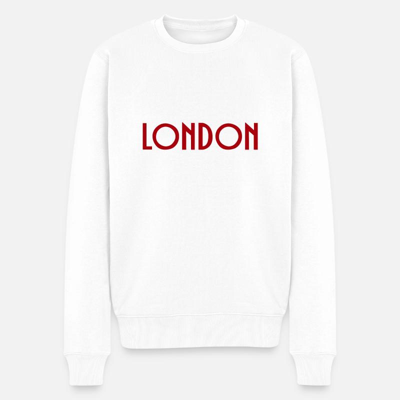 Londres - Pull Premium bio Homme - blanc