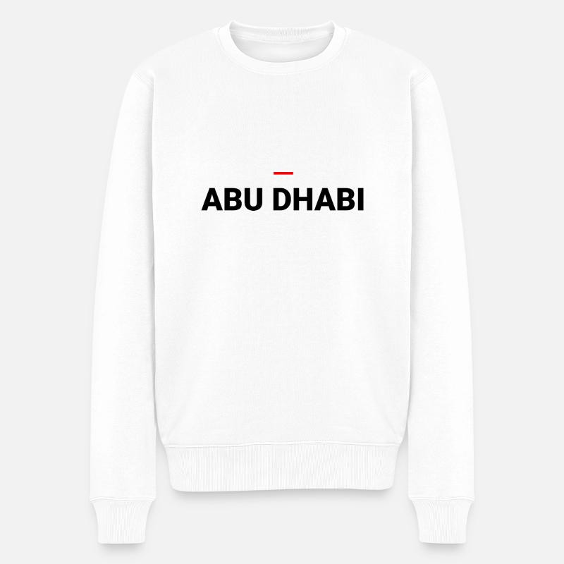 ABU DHABI - Pull Premium bio Homme - blanc