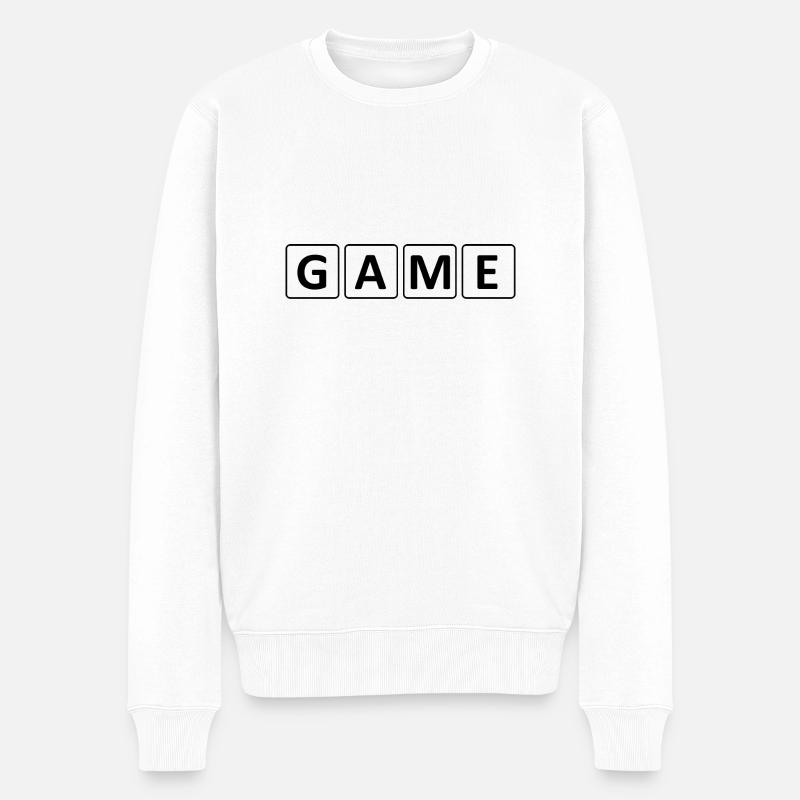 Jeu PC de jeu - Pull Premium bio Homme - blanc