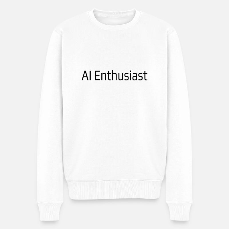 Passionné d’IA - Pull Premium bio Homme - blanc