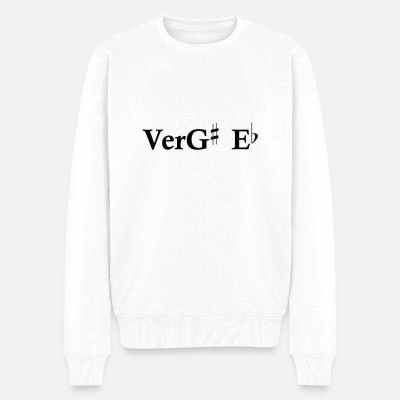 VerGis(s) Es - Männer Premium Bio Pullover - Weiß