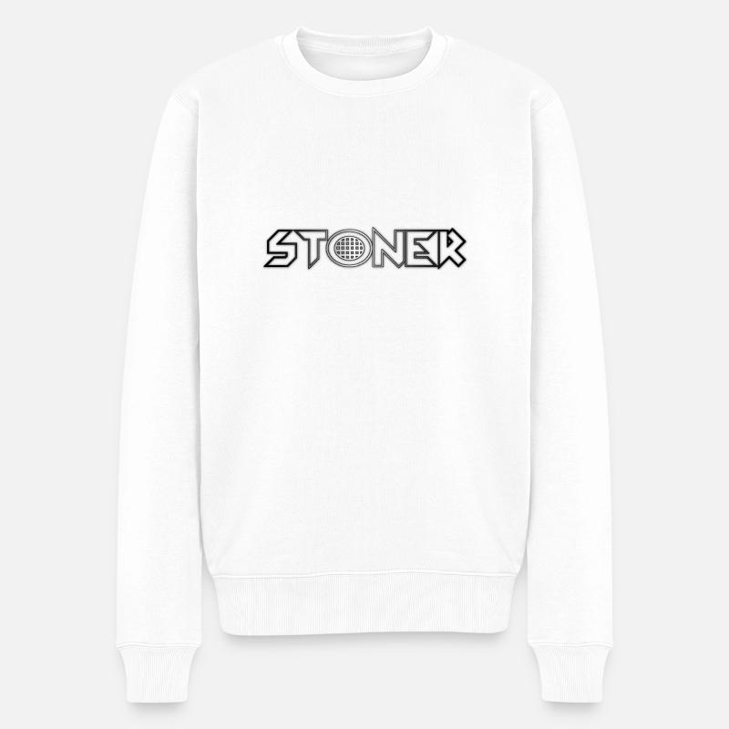 Stoner - Pull Premium bio Homme - blanc