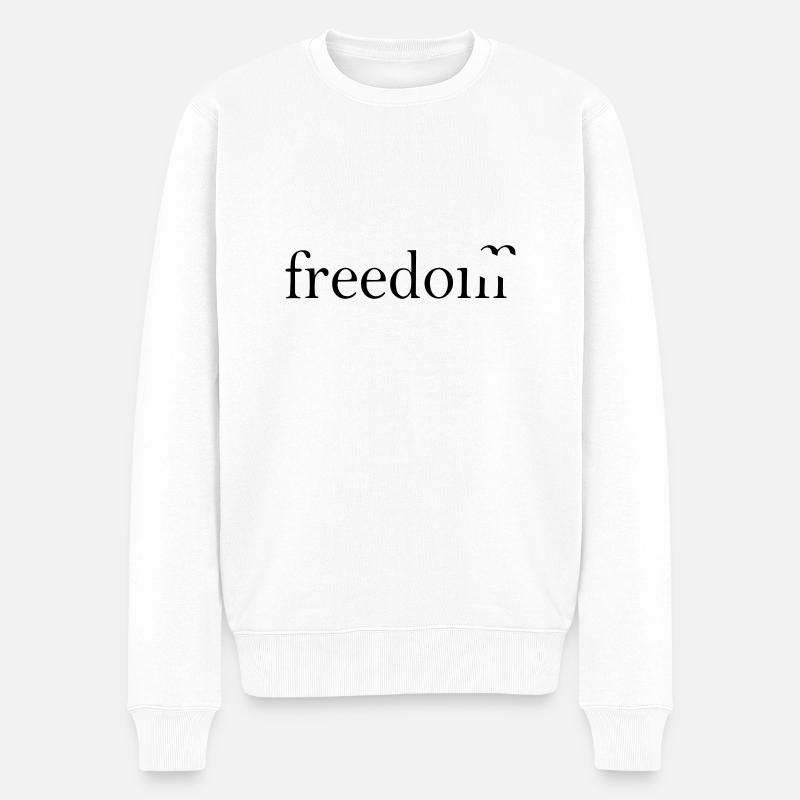 Freedom - Pull Premium bio Homme - blanc