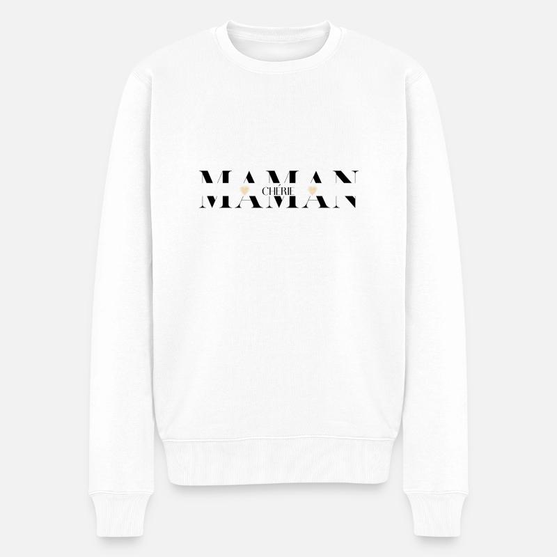 Maman chérie - Pull Premium bio Homme - blanc
