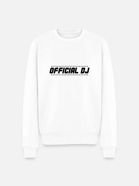 Official DJ 001 - Men's Premium Organic Jumper - white