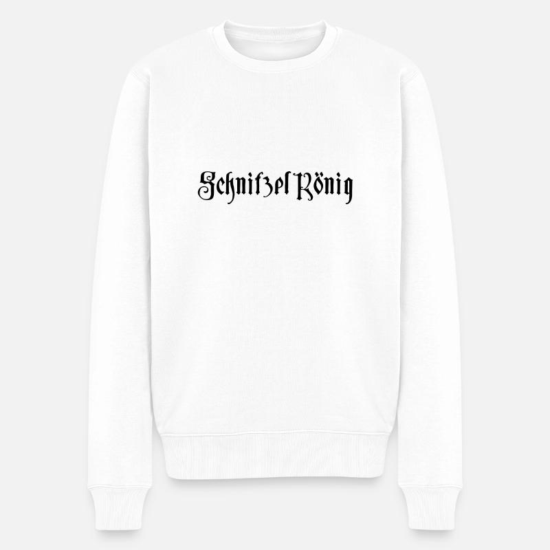Schnitzel roi - Pull Premium bio Homme - blanc