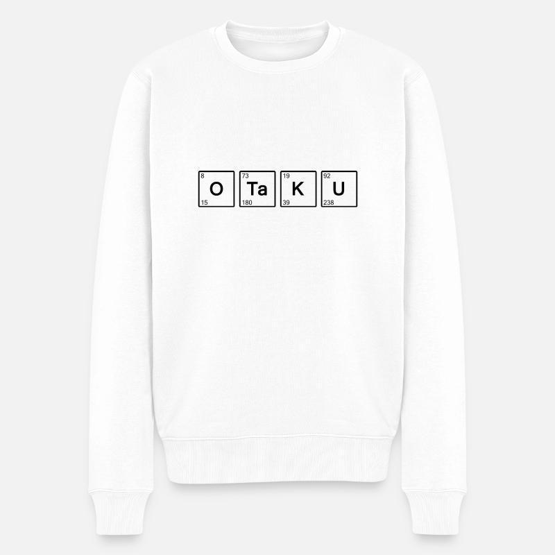 Otaku - Männer Premium Bio Pullover - Weiß