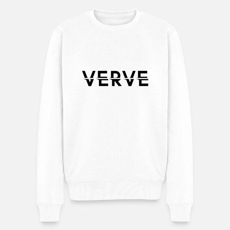 Verve - Männer Premium Bio Pullover - Weiß