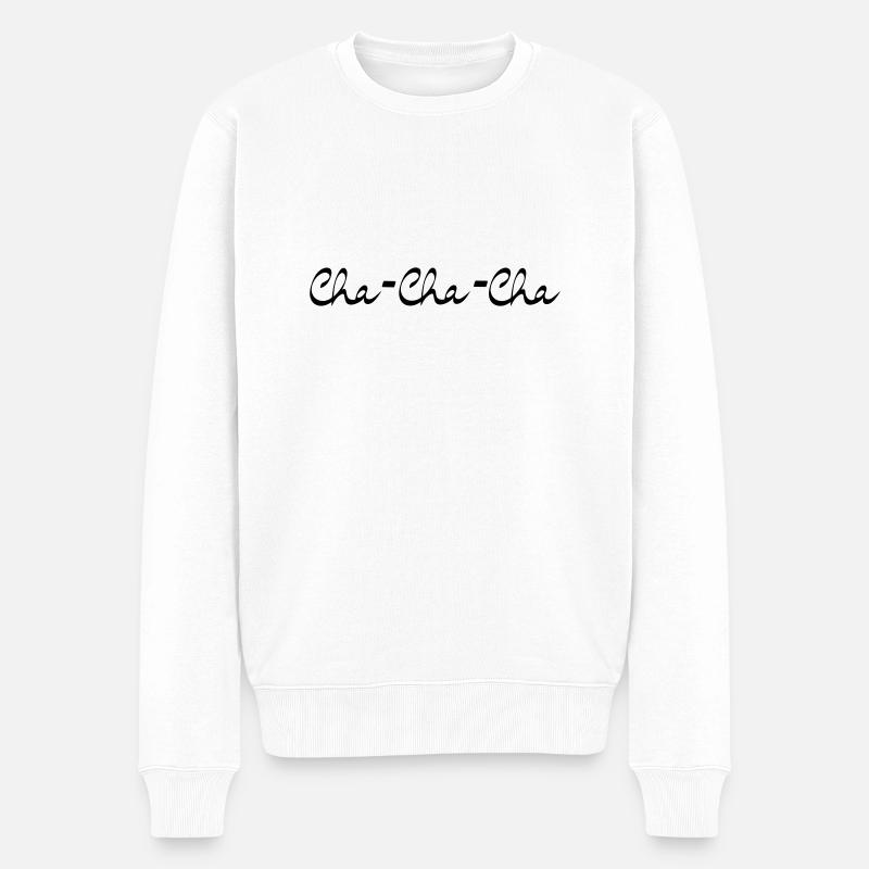 Danse Cha-Cha-Cha Danse Latine - Pull Premium bio Homme - blanc