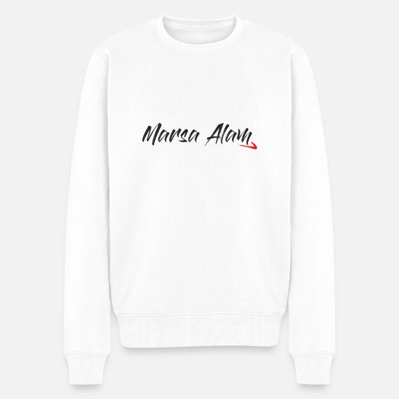 Marsa Alam, Égypte - Pull Premium bio Homme - blanc
