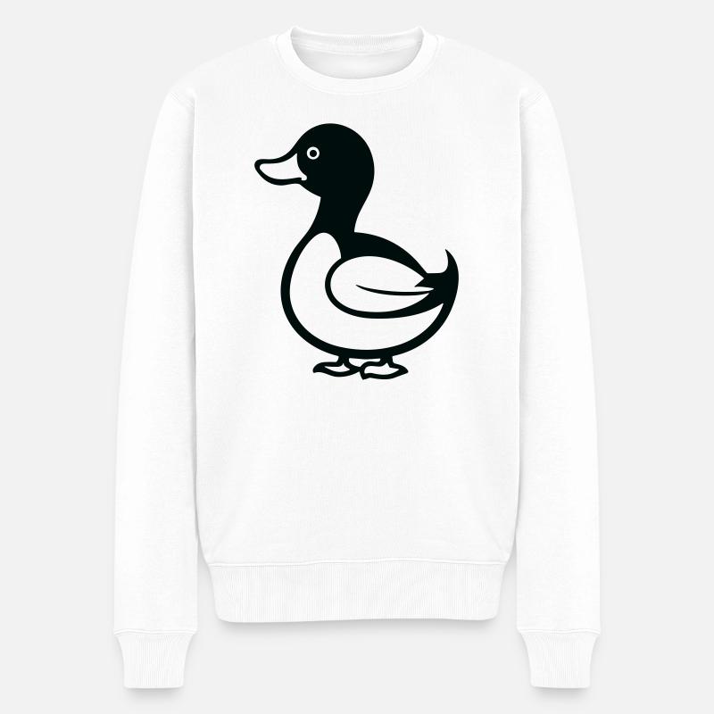 Canard - Pull Premium bio Homme - blanc
