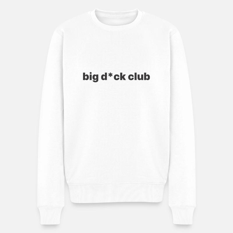 big club - Männer Premium Bio Pullover - Weiß