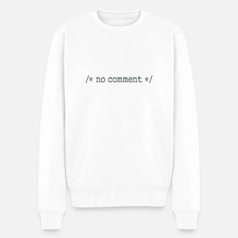 Hacking hackers hacker computer cybersecurity - Men's Premium Organic Jumper - white