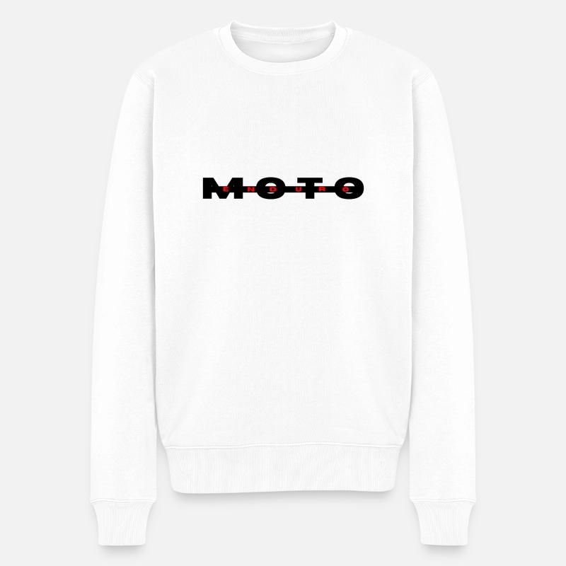 Enduro - Pull Premium bio Homme - blanc