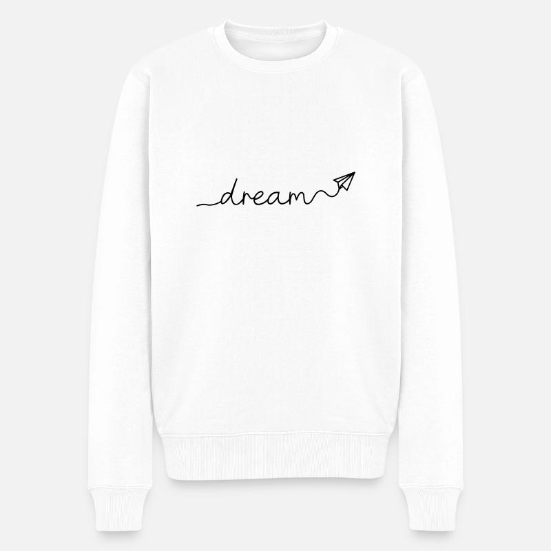 DREAM - Pull Premium bio Homme - blanc