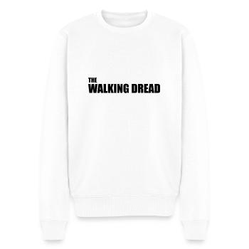 La peur de la marche - Pull Premium bio Homme - blanc - Devant - Thijin (182cm)