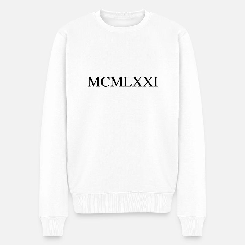 1971 - Pull Premium bio Homme - blanc