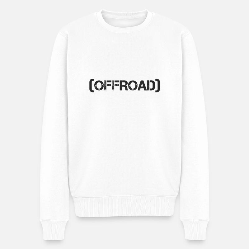 Offroad - Männer Premium Bio Pullover - Weiß
