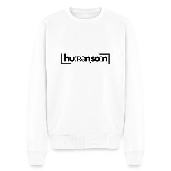 ˈhuːʀənˌsoːn - Männer Premium Bio Pullover - Weiß - Vorne - Thijin (182cm)