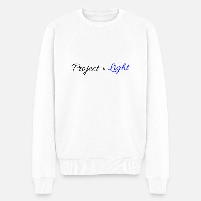 Ramadan, Project light. - Pull Premium bio Homme - blanc