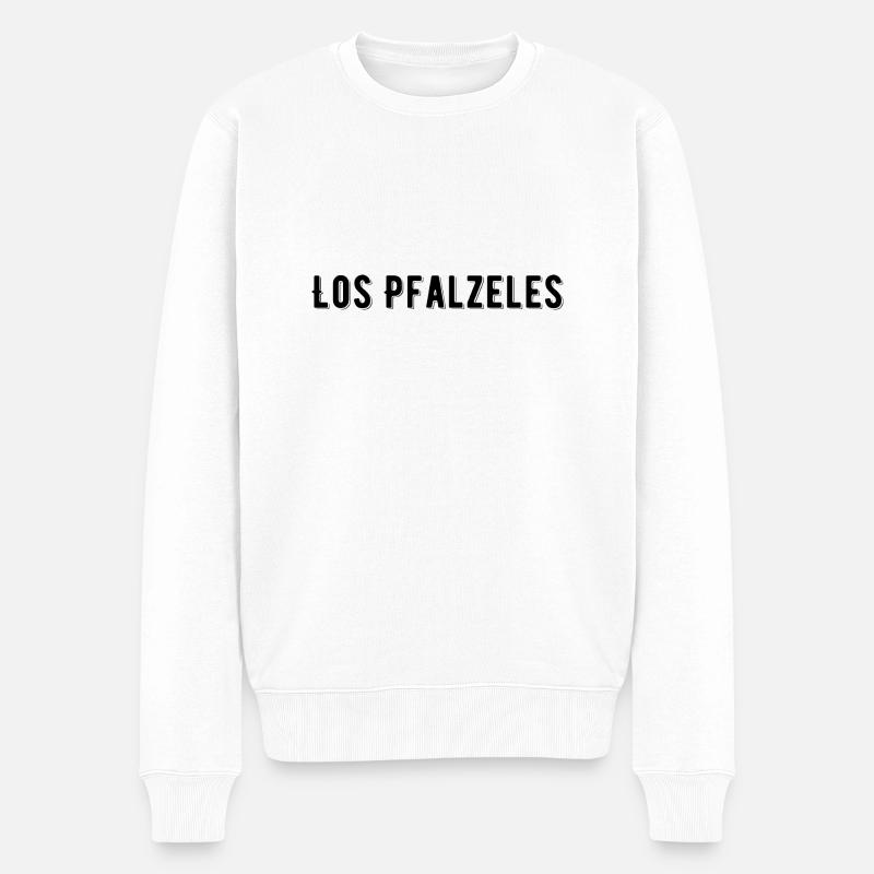 Los Pfalzeles - Männer Premium Bio Pullover - Weiß
