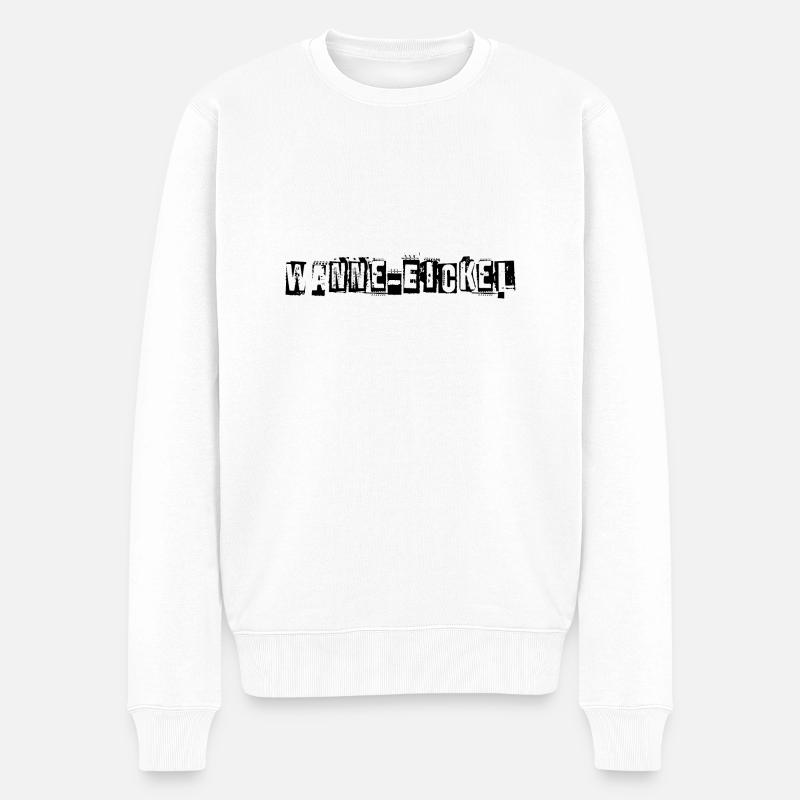 Baignoire Eickel - Pull Premium bio Homme - blanc