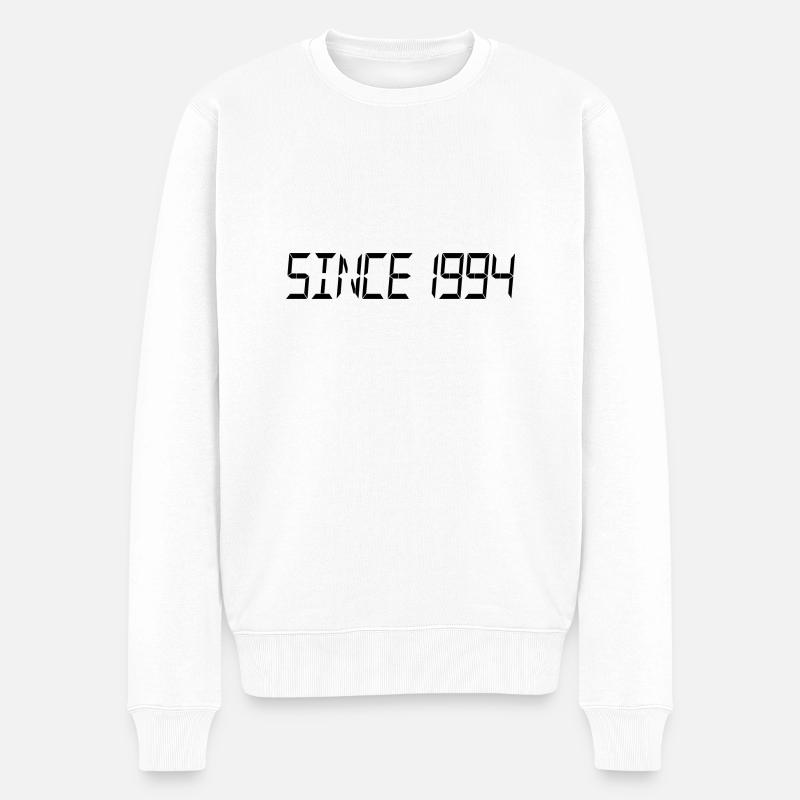 Seit 1994 - Männer Premium Bio Pullover - Weiß