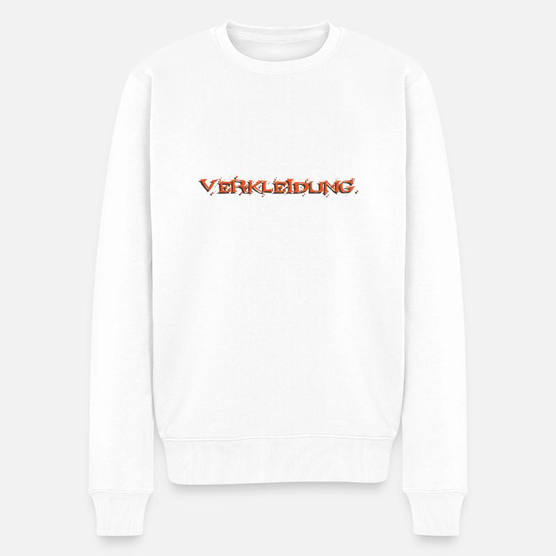 Verkleidung - Männer Premium Bio Pullover - Weiß