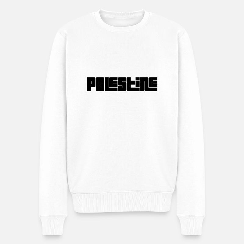 Palestine - Pull Premium bio Homme - blanc