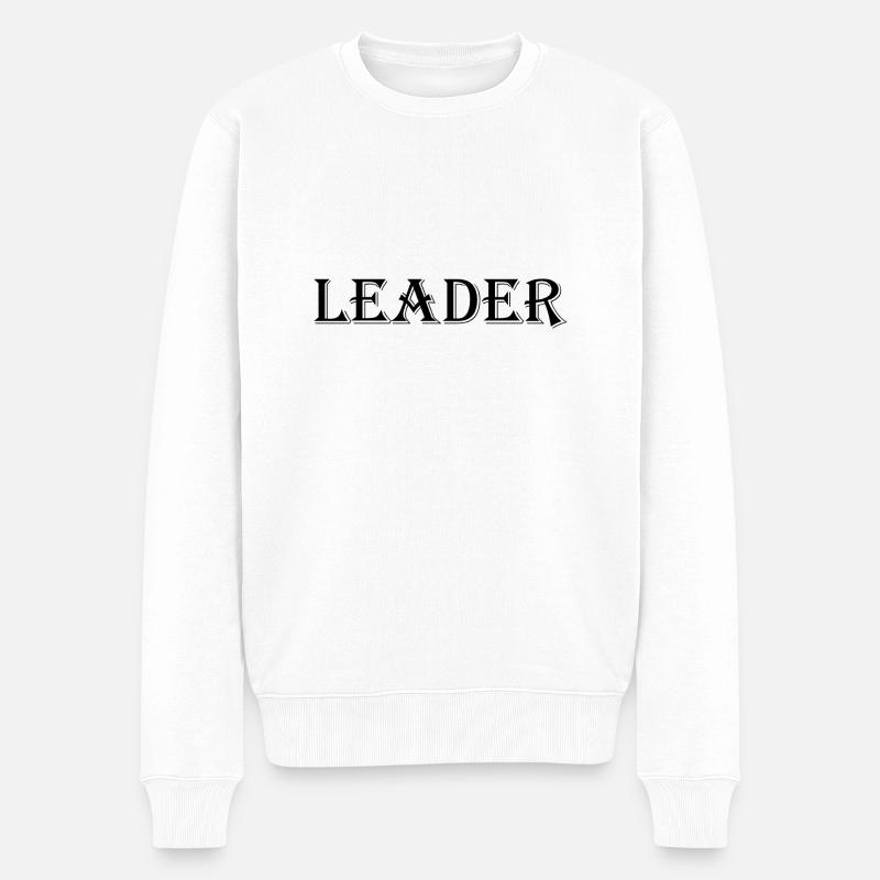 Führer - Männer Premium Bio Pullover - Weiß