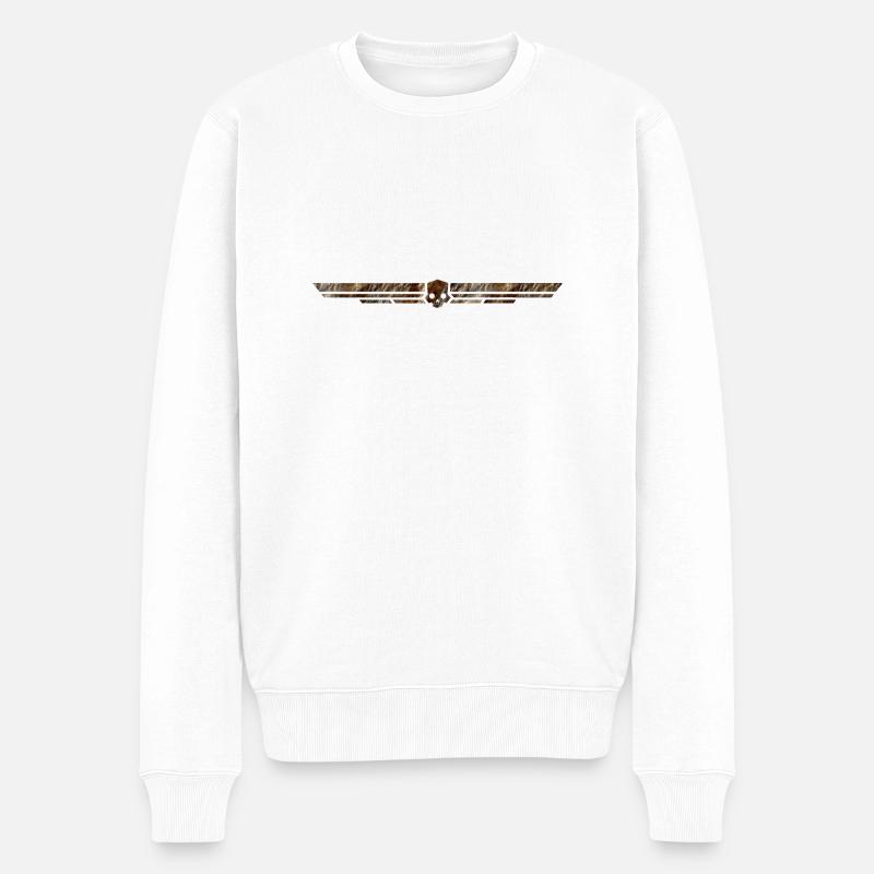 Computer-PC-Spieltechnologie Gamer-Gaming Modern - Männer Premium Bio Pullover - Weiß