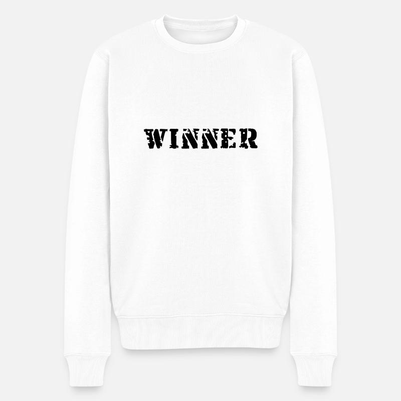 Winner - Pull Premium bio Homme - blanc